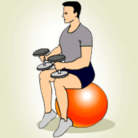 Seated Calf Raise with DBs