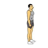 Bodweight forward lunge